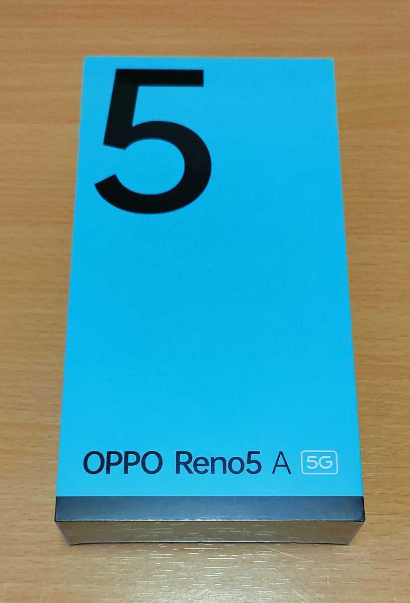 OPPO Reno5 A アイスブルー ワイモバイル版 A103OP SIMロック解除済 5G対応 一括購入済 判定〇 国内版SIMフリー