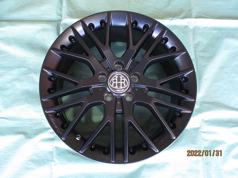 新品４本セットRolfhartge X10RSR セミマットブラック　BS　レグノ　GR-XⅡ　２３５/４０－１８　Aクラス（ｗ１７６）_画像2