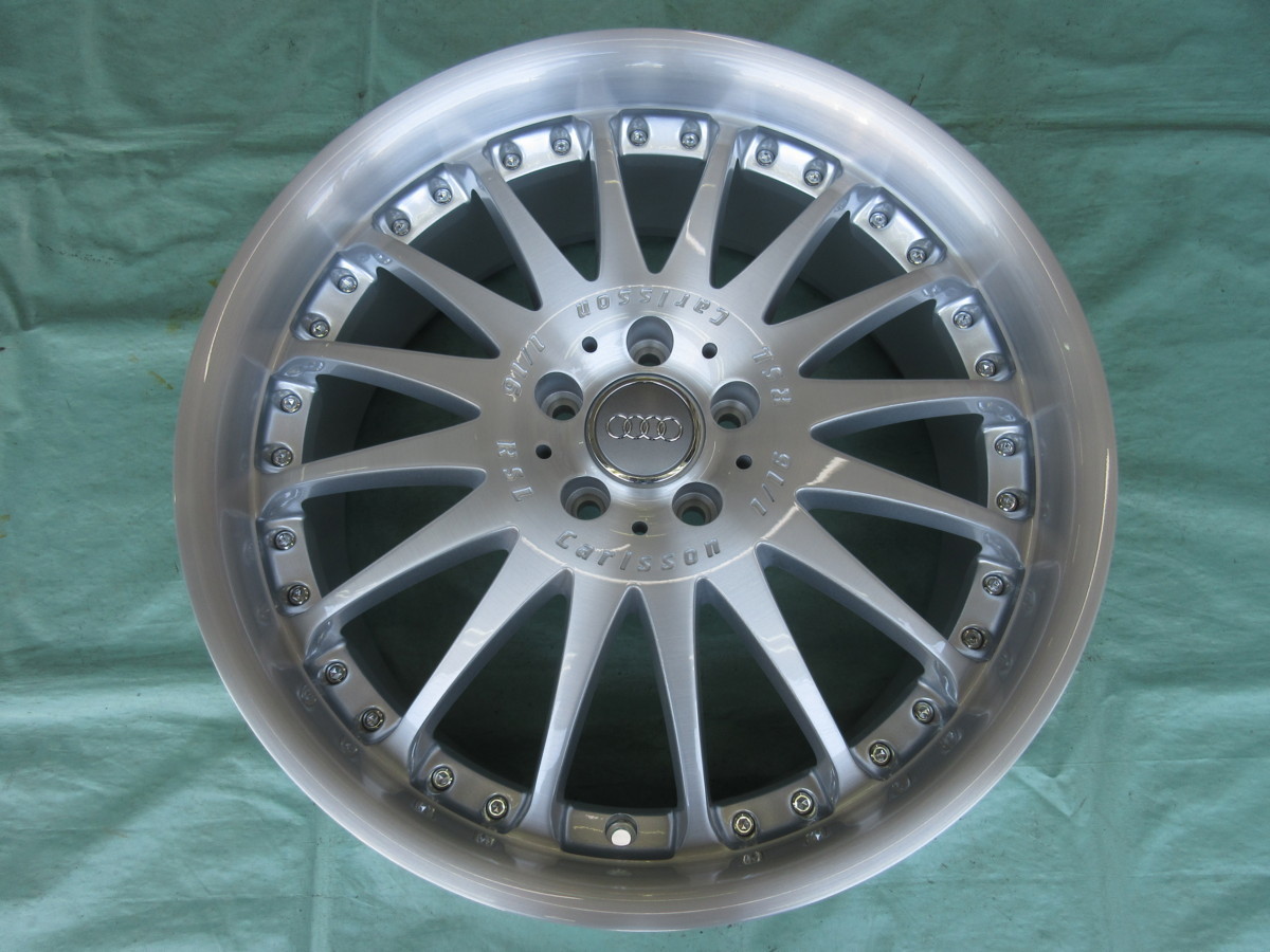 新品 carlsson1/16 RSL シルバーブラッシュド&ピレリ PZERO 265/30-20 アウディ・RS4 4本セット_画像2