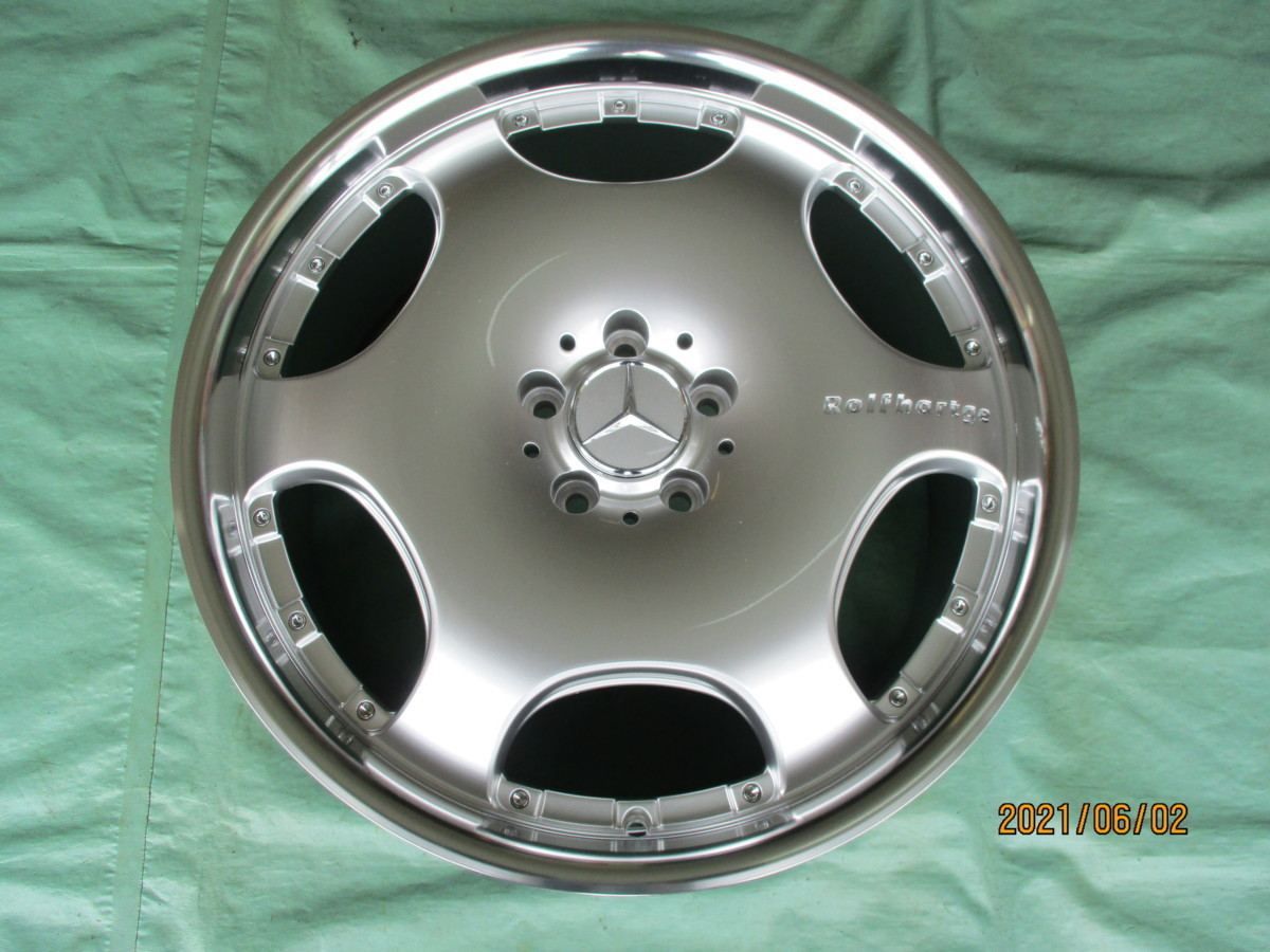 新品 Rolfhartge D6RSF BE&ブリヂストン S007A 245/30-20 255/30-20 AMG・C63(W204) 4本セット_画像2