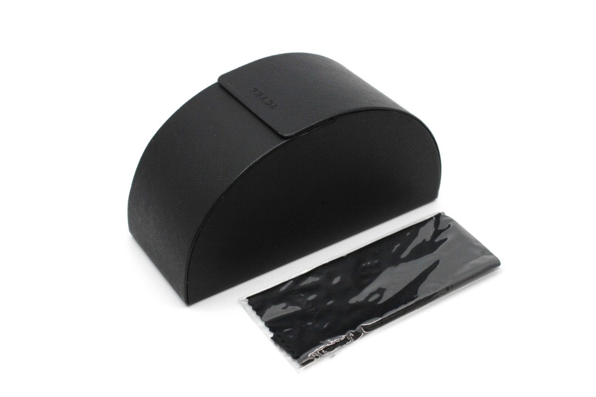  Prada солнцезащитные очки SPR14N черный чёрный Logo серебряный кейс 