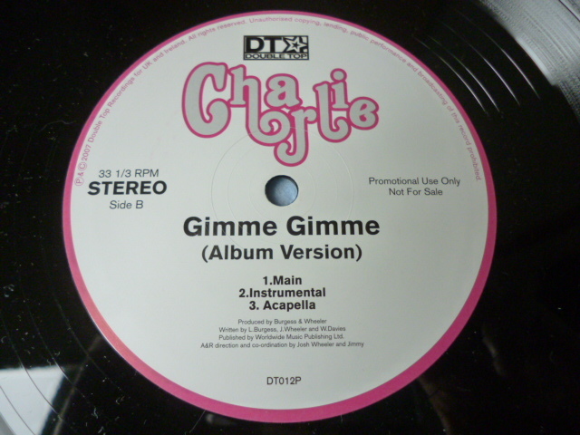 Charlie ft. Greg Nice / Gimme Gimme 試聴可　オリジナル盤 12 名曲 Lisette Melendez / Goody Goody ネタ　キャッチーR&B_画像3