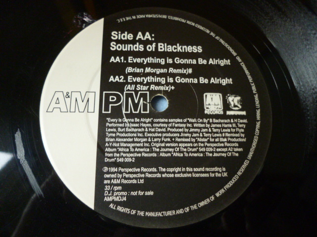 Sounds Of Blackness / I'm Going All The Way 試聴可 UK12 名曲ゴスペルR&B Everything Is Gonna Be Alright 収録_画像2
