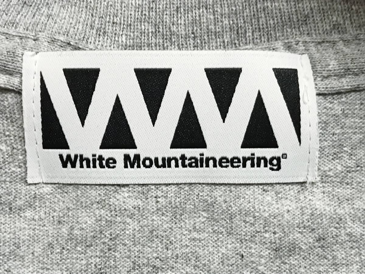 非売品 送料無料 新品 WHITE MOUNTAINEERING ホワイトマウンテニアリング アーチロゴ Tシャツ F グレー