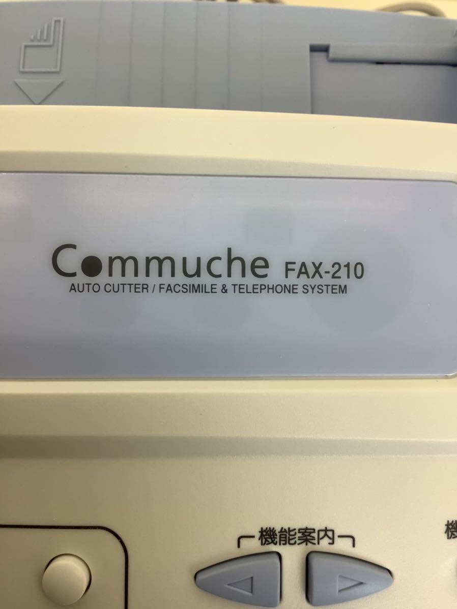 m67-100 未使用 brother FAX-210 commuche ブラザー パーソナルファックス ブラザーFAX 感熱紙 コミュシェ 電話機コード無し