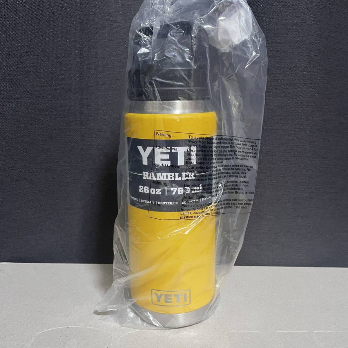 YETI Rambler ランブラー 26oz チャグキャップボトル イエロー YETI