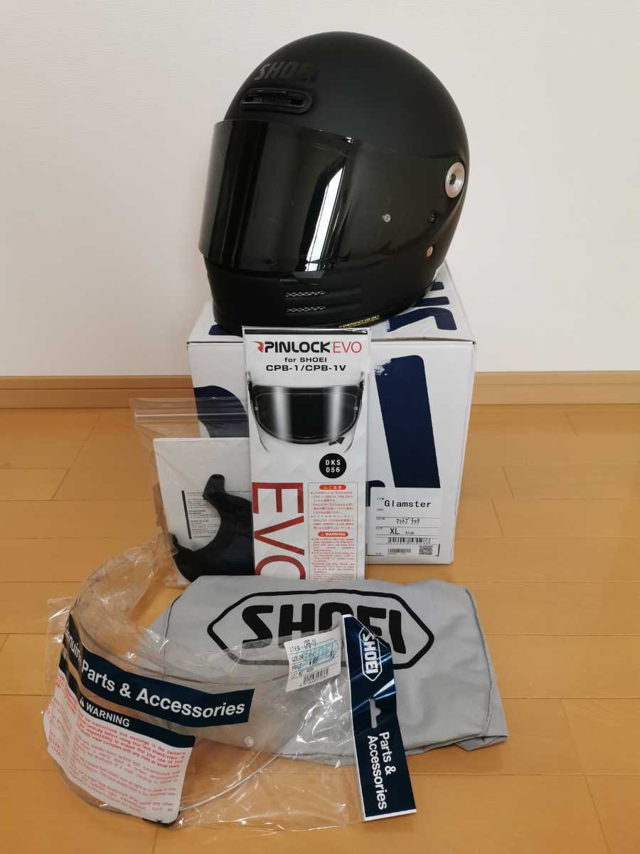SHOEI グラムスター XXL マッドブラック 日本最級 16830円