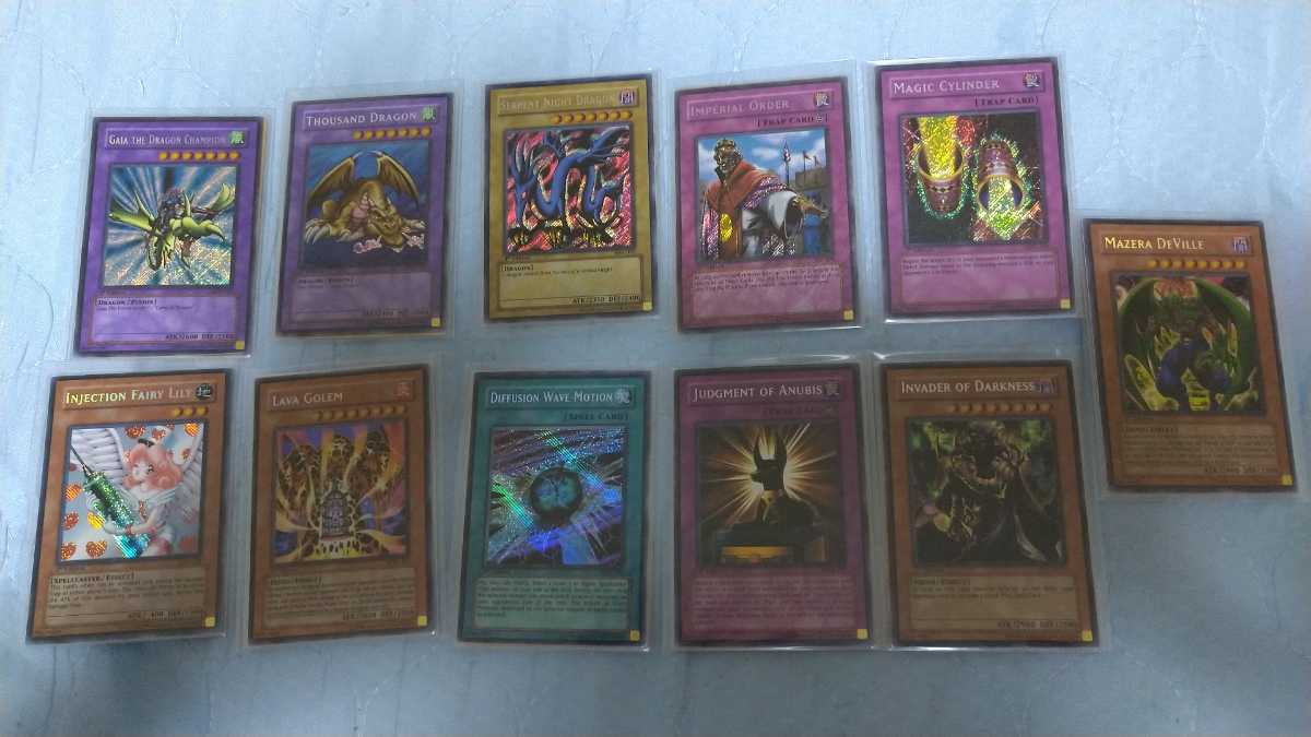 送料無料□遊戯王□絶版アジア版□シークレットレア□シク□全22種