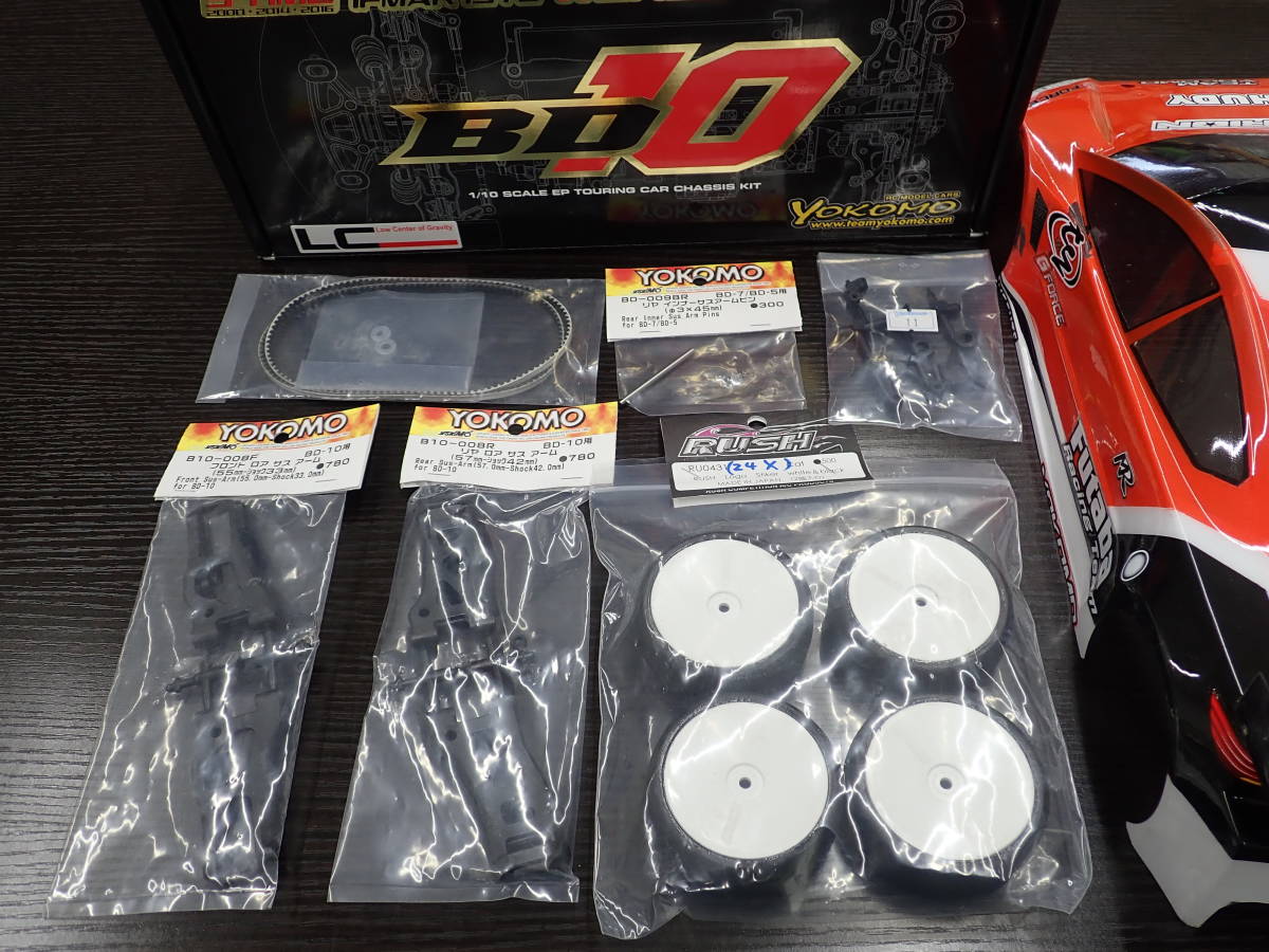 ヨコモ BD10LC 中古 美品 アクソンTC10/2、ゼロトライブ XRAY T4 X4