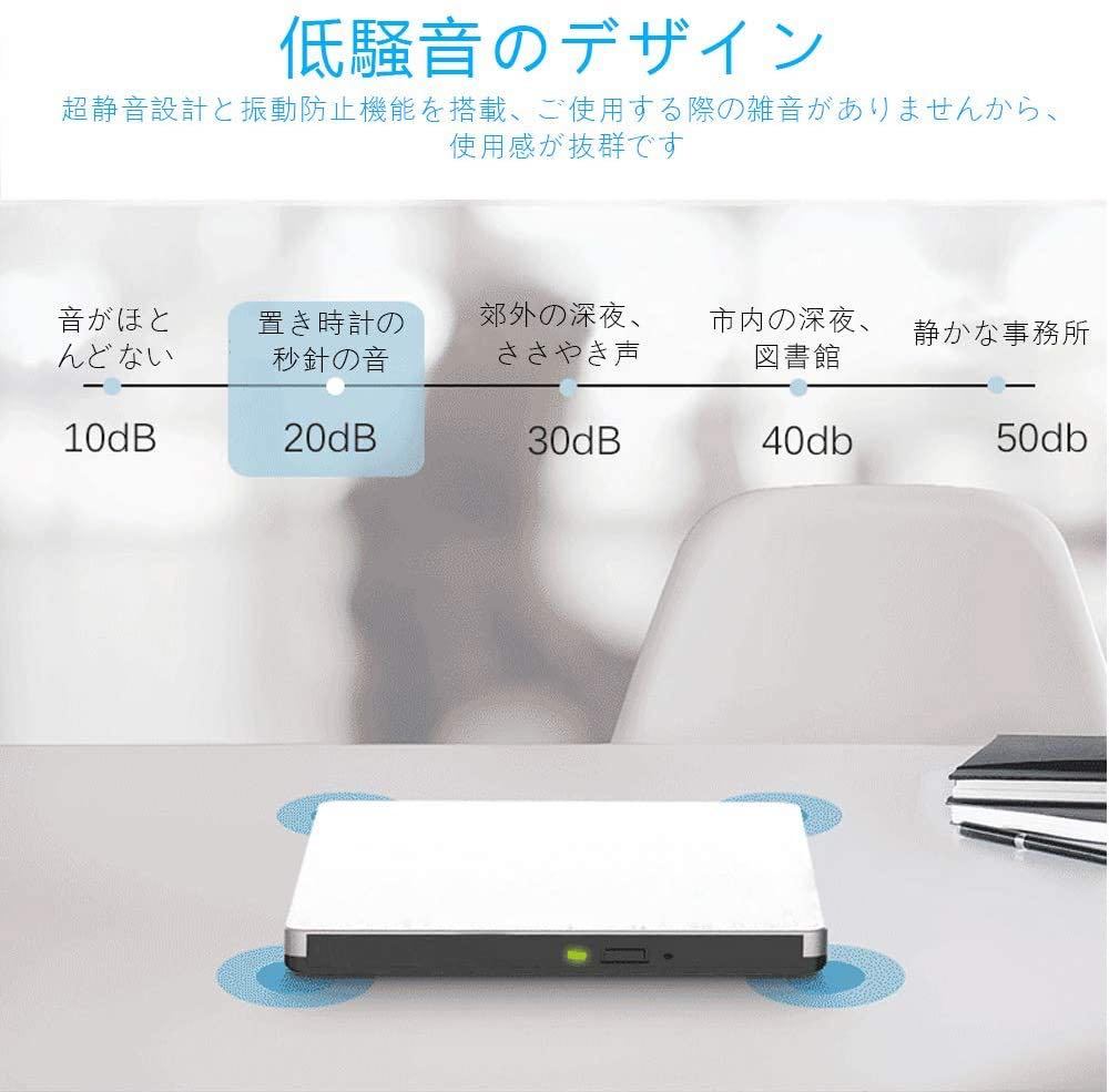 DVD/CD再生書込ドライブ外付けUSB3.0