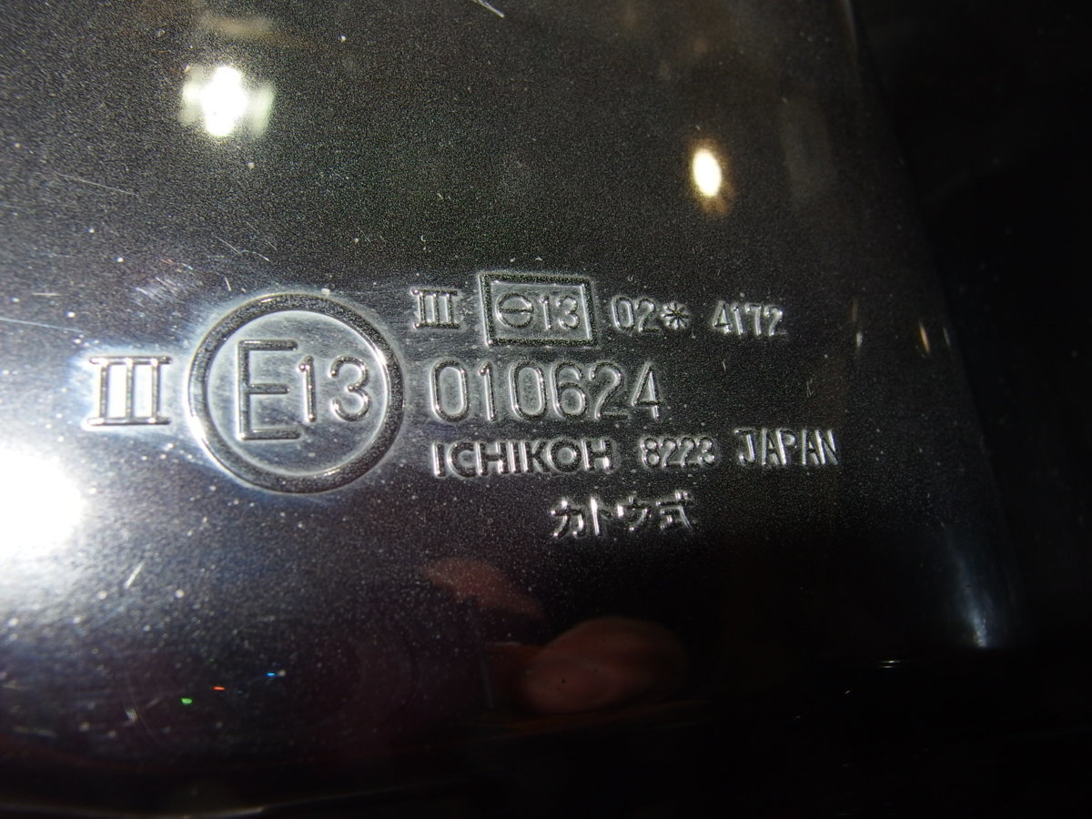  Isuzu UBS73GW Bighorn original plating door mirror right side 02*4172 010624 Ichiko 8223 7 wiring side mirror 