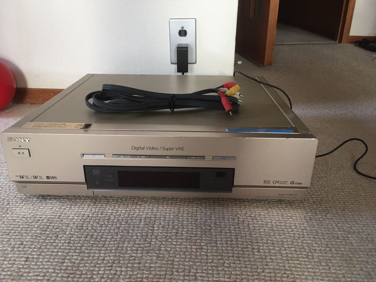 SONY WV-DR7 ビデオカセットレコーダー S-VHS DV ジャンク品 の商品