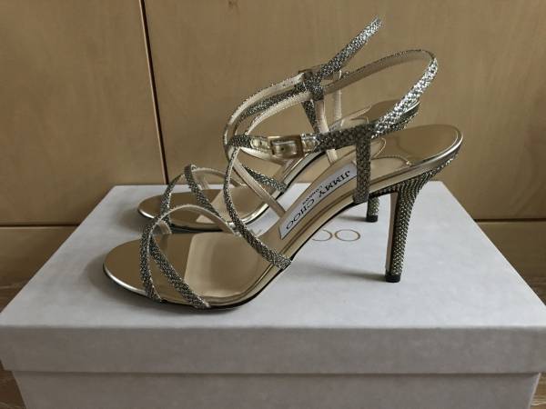 ■　JIMMY CHOO ジミーチュウ　サンダル　ラメ　グリッター　新品　■_画像2