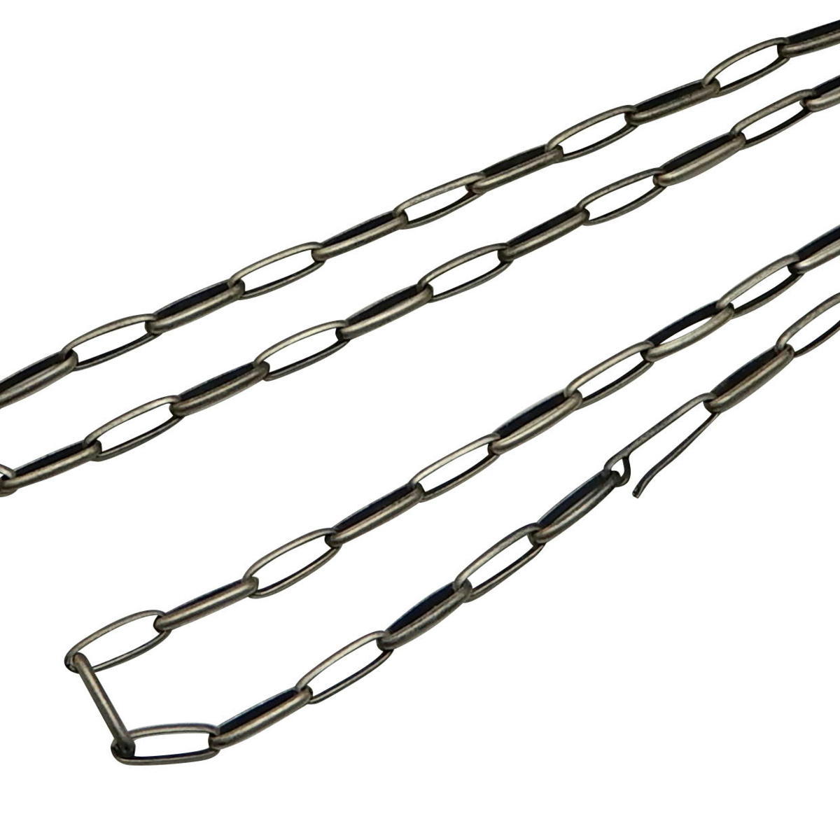 印象のデザイン 3.6mm 50cm チェーン ナバホ シルバー925 メンズ ネックレス ハンドメイド 燻し加工 シルバーネックレス xn250 ネックレス ナバホ メンズ シルバー