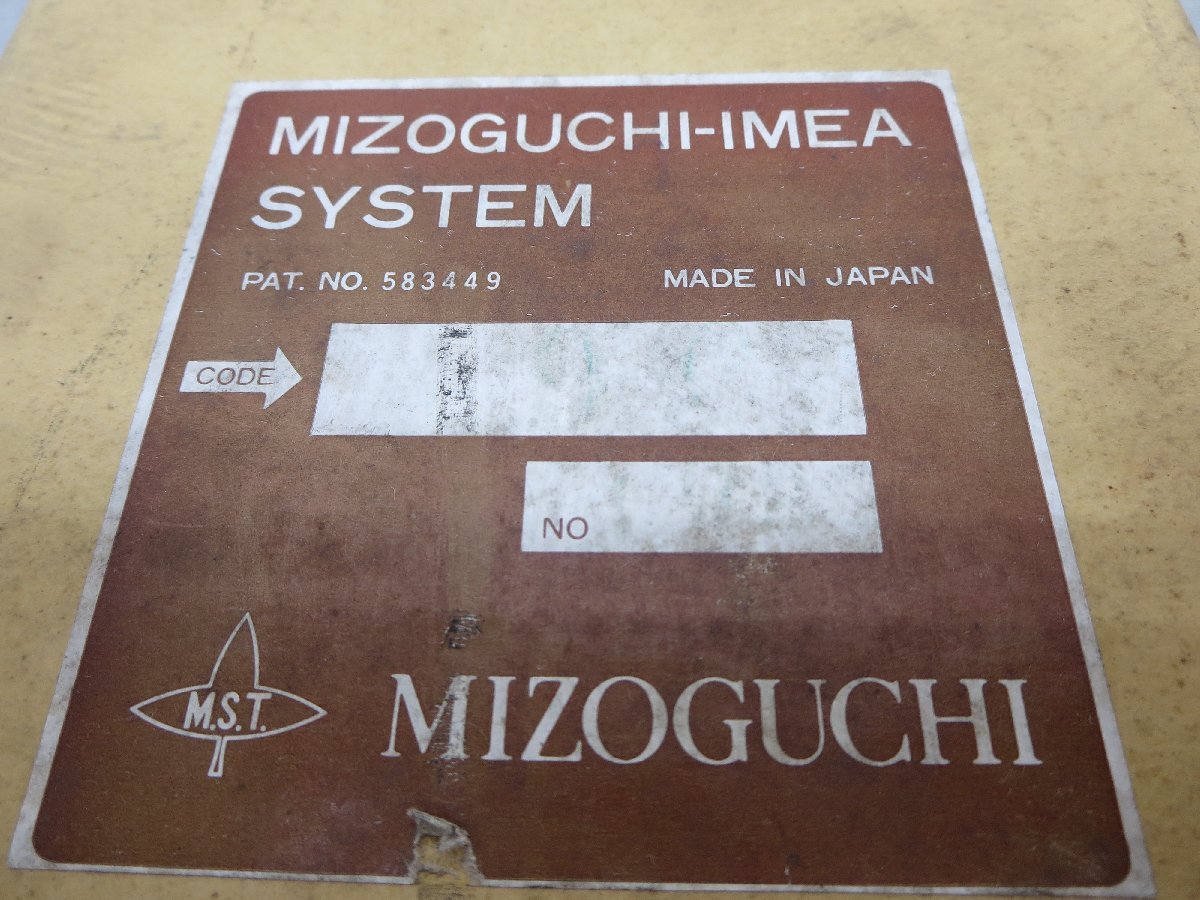 MIZOGUCHI 精密割出しヘッド(軸調芯無し) 型式360(直付 MIZOGUCHI 精密割出しヘッド(軸調芯無し) 型式360(直付
