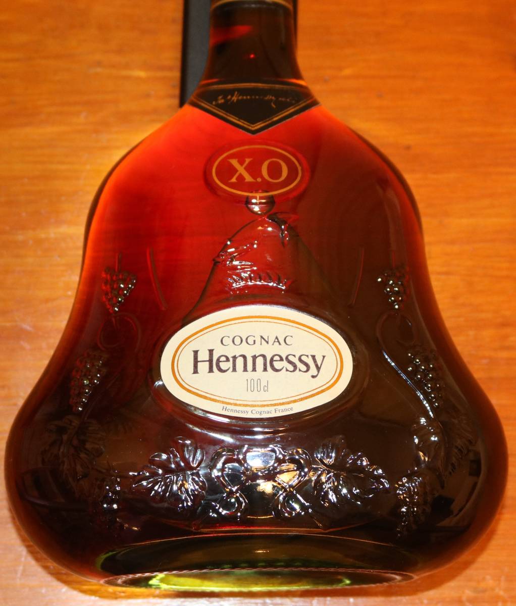 Hennessy ヘネシーXO COGNAC 金キャップ グリーンボトル コニャック