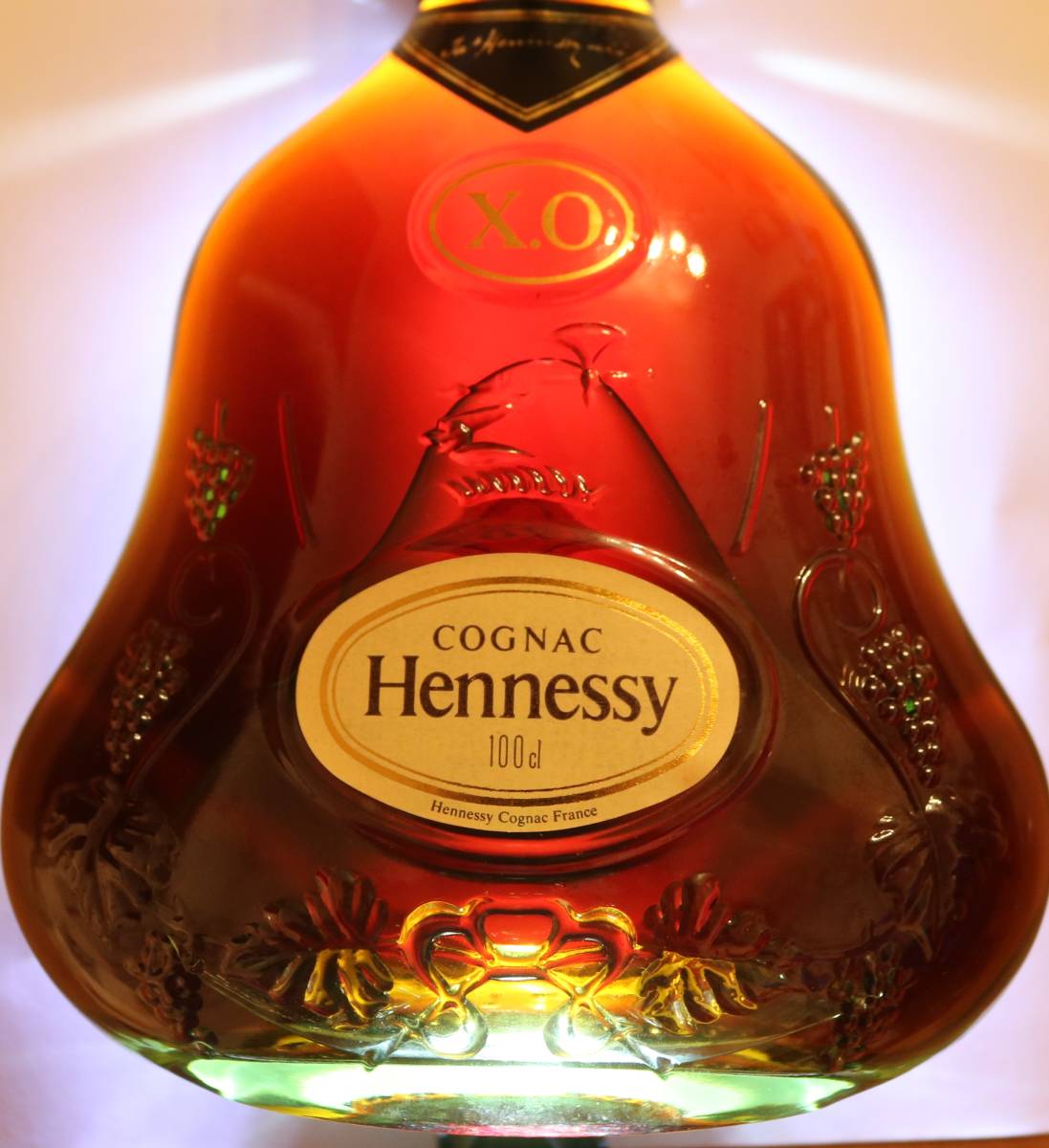 Hennessy ヘネシーXO COGNAC 金キャップ グリーンボトル コニャック
