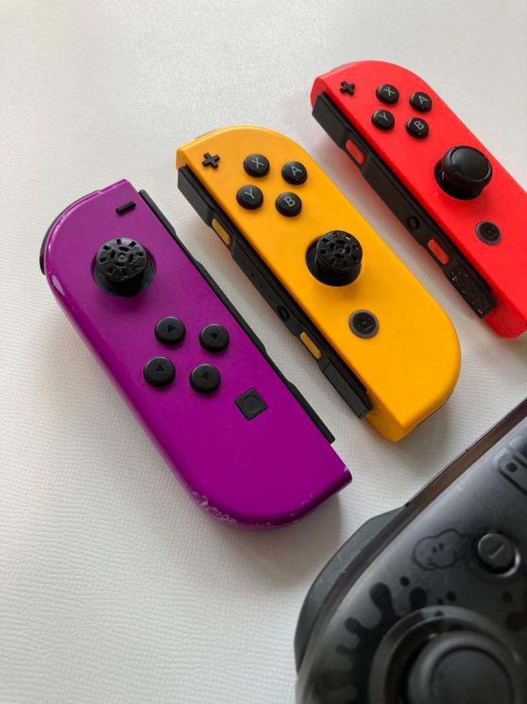 Nintendo Switch コントローラ スプラトゥーン2 ジョイコン 3つまとめ