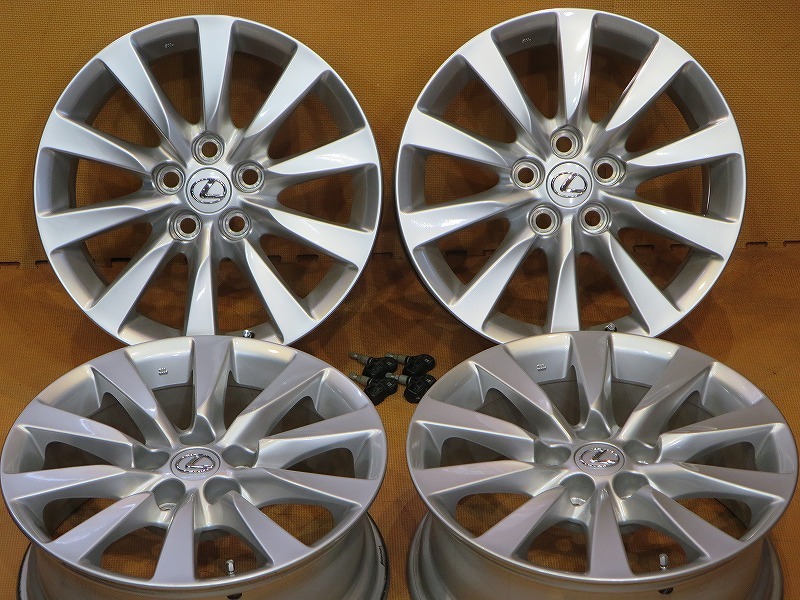 超美品 4本セット【LEXES LS460 LS600 純正】レクサス 18インチ 7.5J+