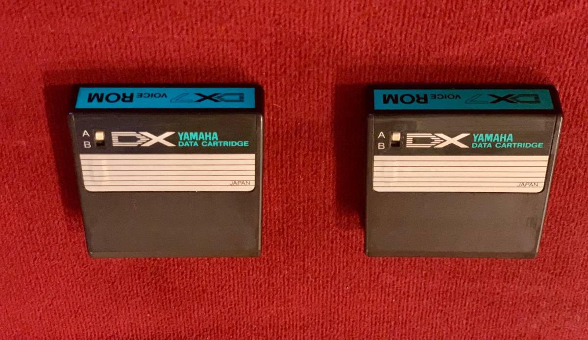 動作確認済み)YAMAHA DX7 VOICE ROM カートリッジ ROM ① ROM ② 2個