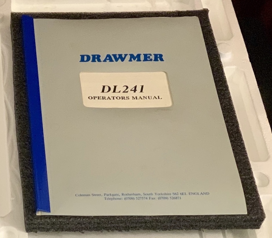 ( новый товар с коробкой ) DRAWMER DL241 компрессор Dual Auto Comp с прилагаемой инструкцией NEVE SSL BUSCOMP API LA2A UREI 1176 1178