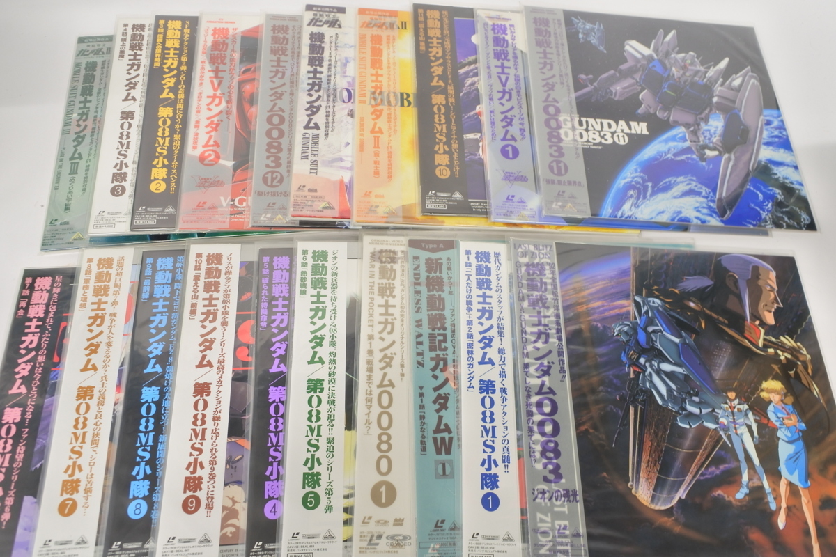 1 иен ~*.. из .*Q553 Mobile Suit Gundam аниме 20 пункт лазерный диск /LD. суммировать 