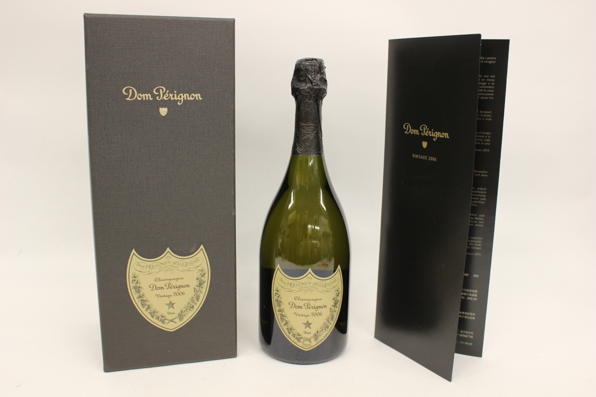 1円~ おたからや◇J0514-16 ドンペリDOM PERIGNON 白 12.5% 750ml 2006年 フランス シャンパンCHAMPAGNE Natalys (フランス)・オーバオール・1歳