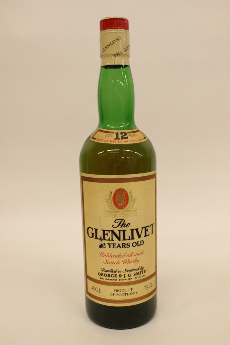 1円~ おたからや◇J0429-12 グレンリベットGLENLIVET 12年 アン