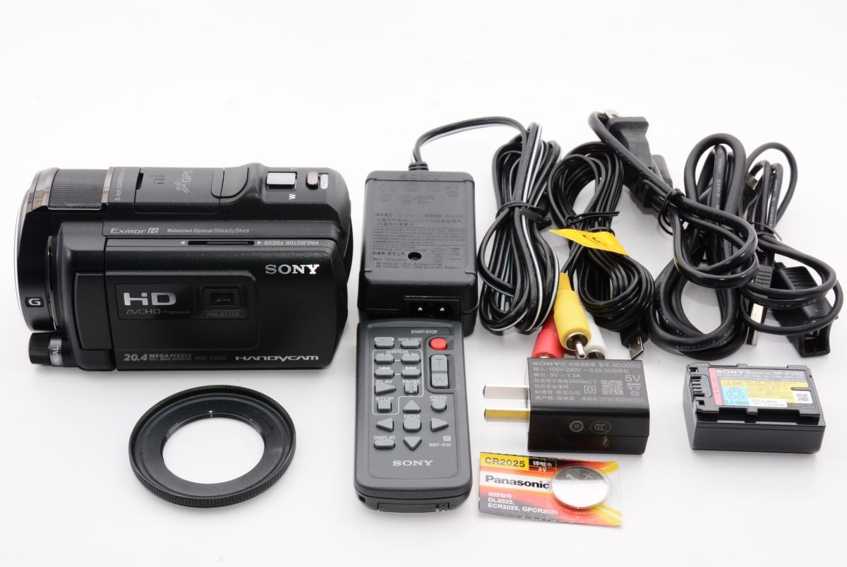 外観特上級】SONY ビデオカメラ HANDYCAM PJ630V 内蔵メモリ64GB