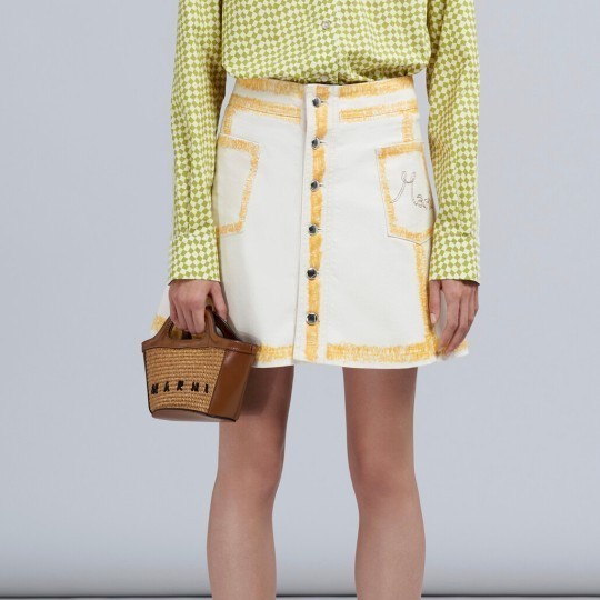 MARNIマルニ Tropicalia ラフィア ショルダー バッグ カゴバッグ
