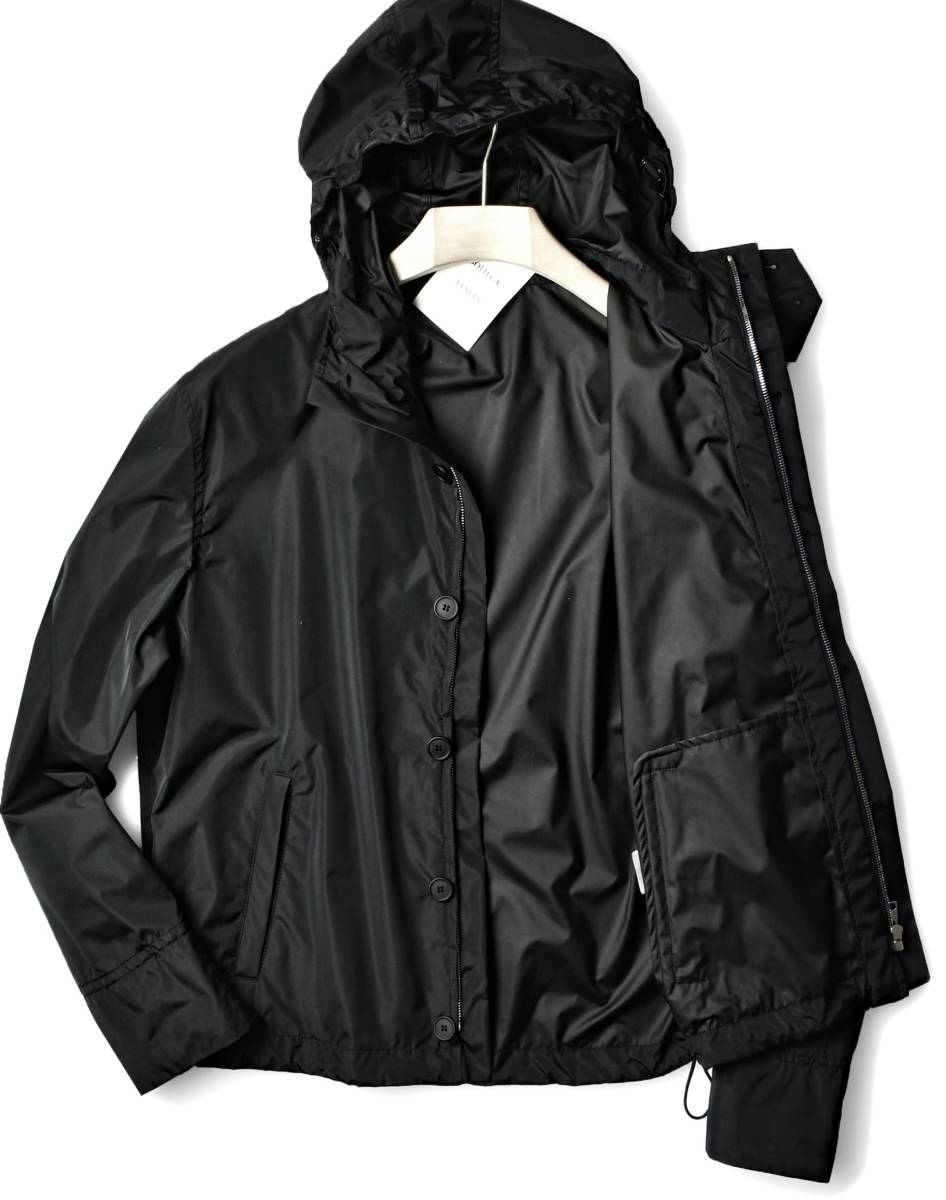 BOTTEGA VENETA イタリア製 コットンジャケット 黒42*ZB415-