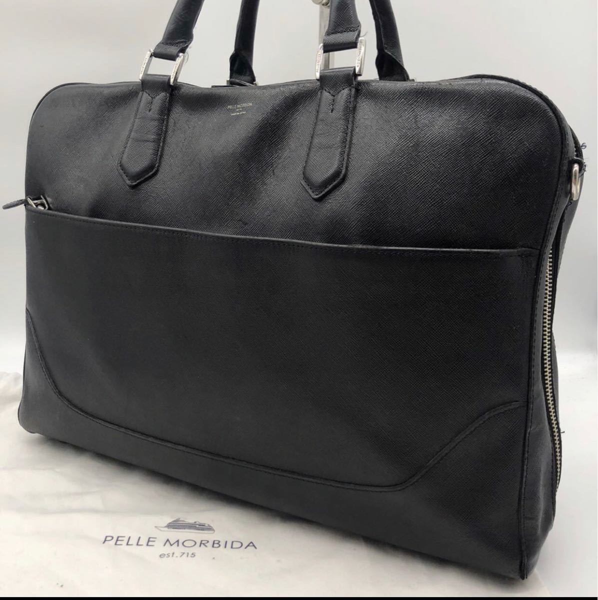 1円 【最高級の風格】PELLE MORBIDA ペッレモルビダ ビジネスバッグ