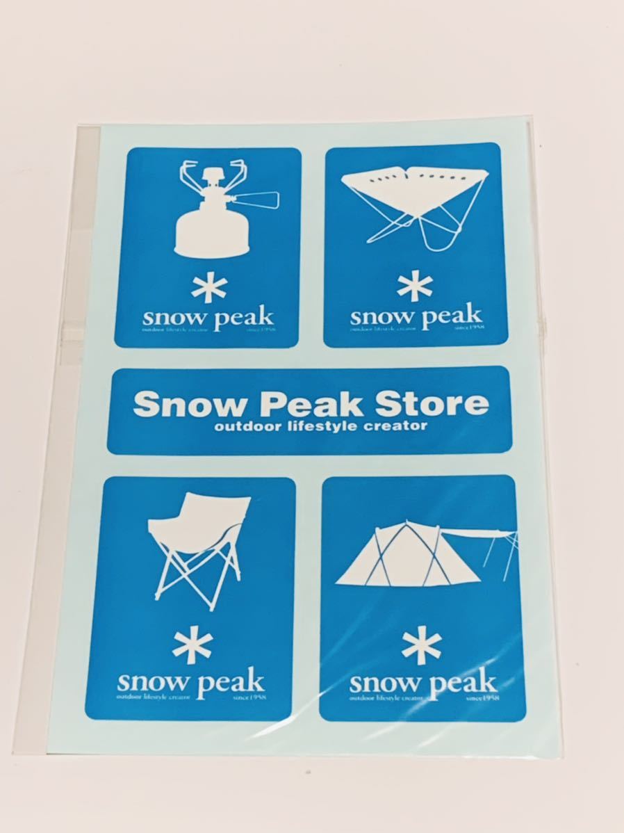 snow peak снег  пик 　 наклейка 　 неиспользованный товар  