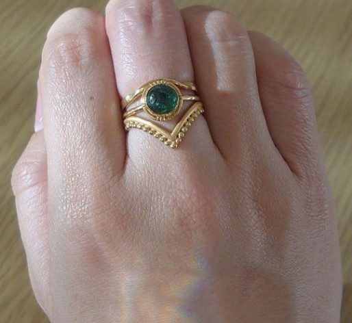 K18 18金 リング 指輪 ダイヤモンド1.02ct 石垣順子作 GR1588 eras ...