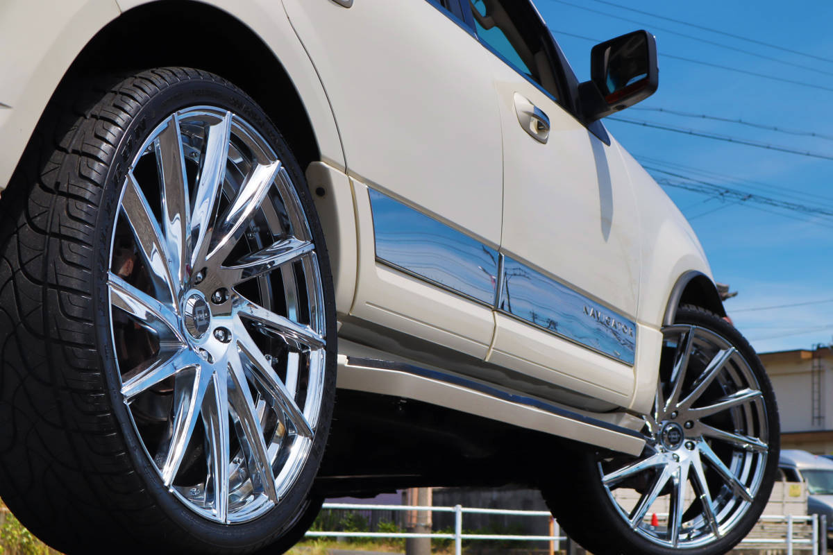 * новый товар * бесплатная доставка BLADE WHEEL хром 26 -дюймовые легкосплавные алюминиевые литые диски шина есть 4 шт. комплект! Lincoln Navigator Mark LT Ford F-150