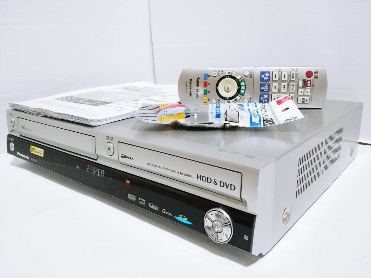 ☆美品パナソニックDMR-EH75V☆メンテナンス済☆VHS一体型HDD&DVD