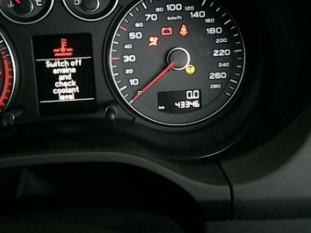  Audi A3 DBA-8PCAX original speed meter 43,345km CAXC 7AT 8P0 920 933 operation verification settled 