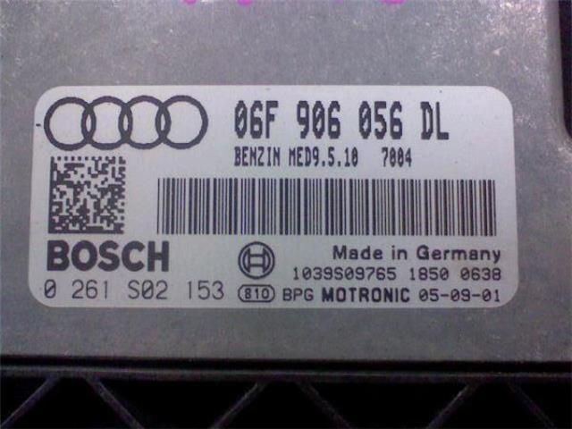  Audi A3 GH-8PBLR original engine computer - key attaching BLR 6AT 06F997057HX operation verification settled (ECU