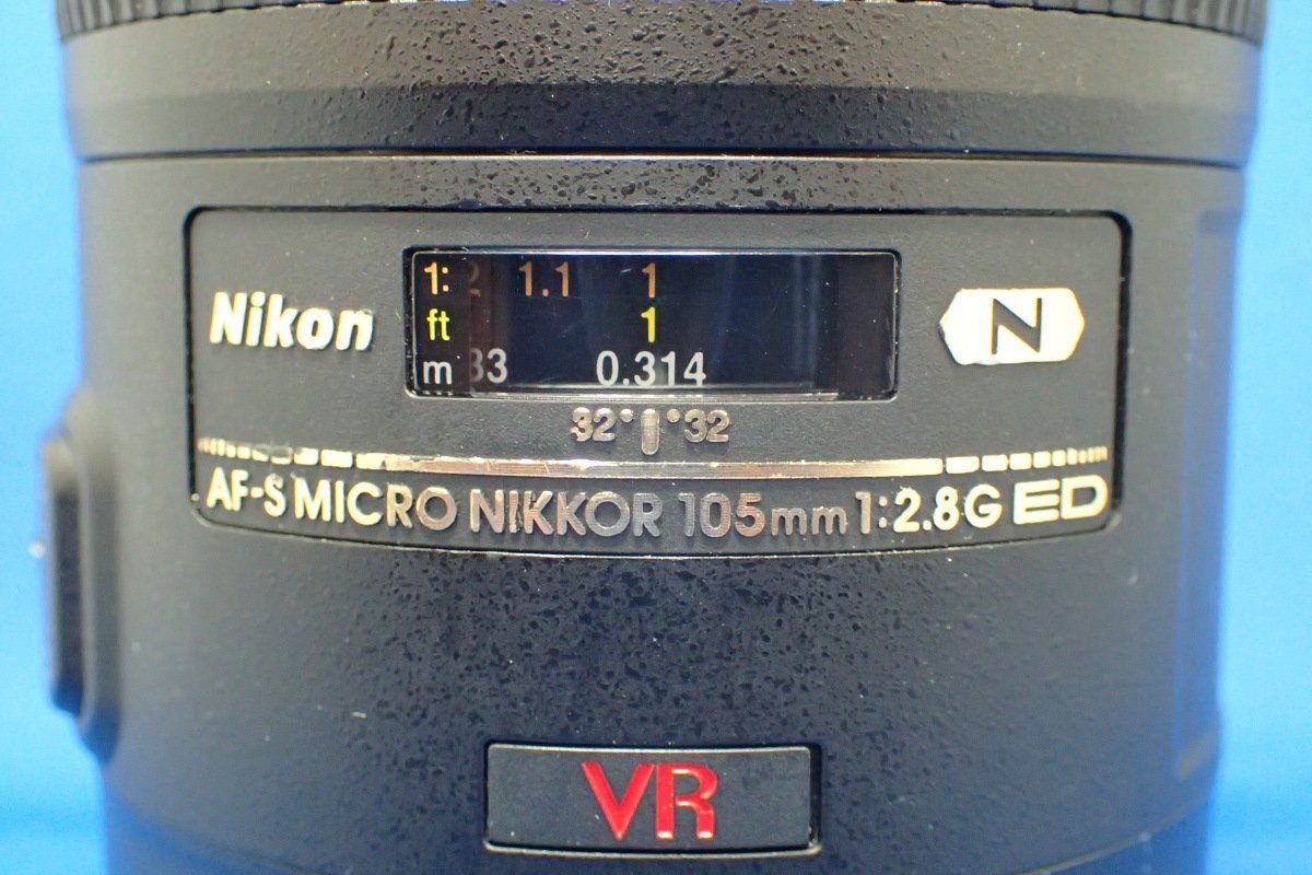 中古Aランク【ニコン / Nikon】単焦点マクロレンズ AF-S VR Micro-Nikkor 105mm f/2.8G IF-ED