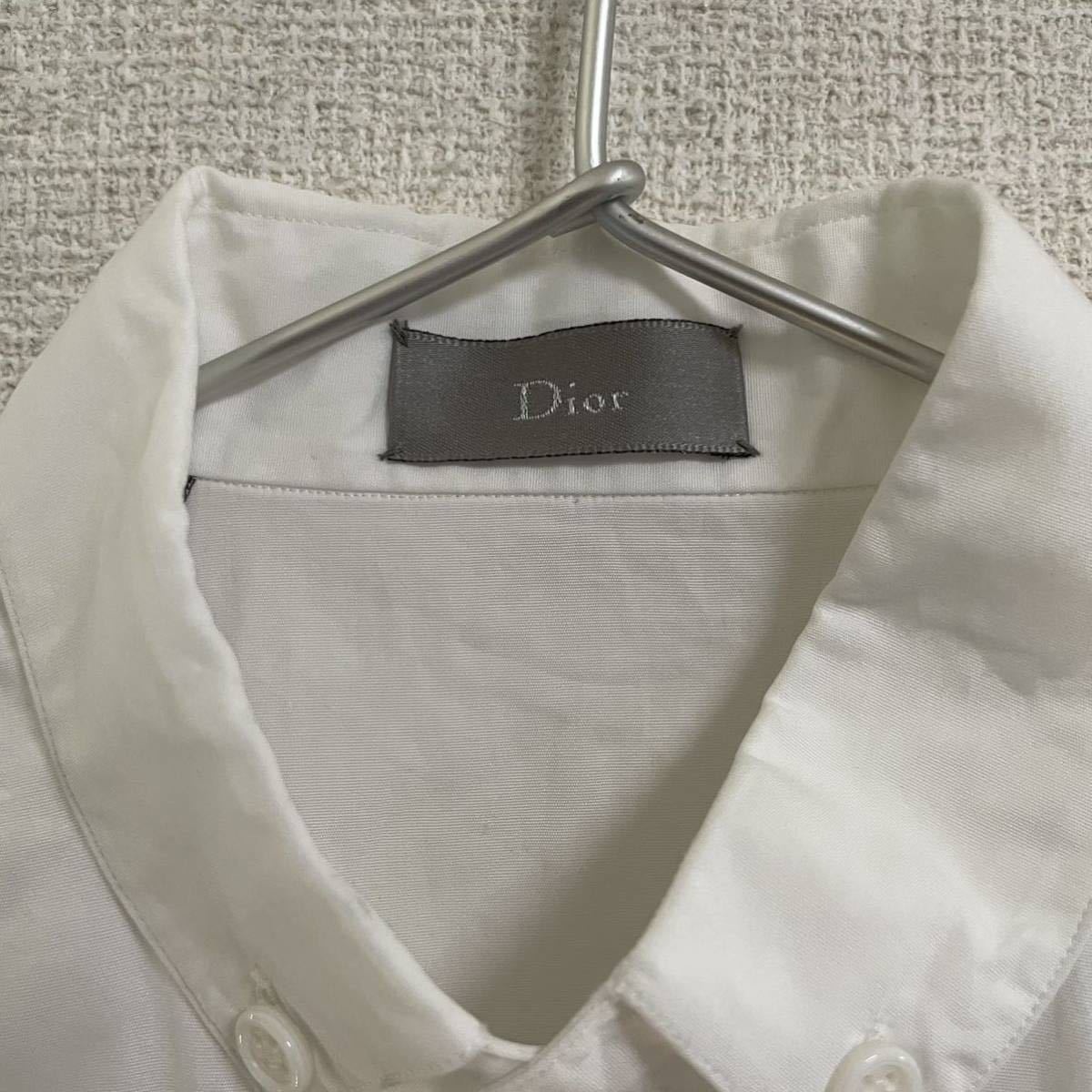 ディオールオム 都会的印象 Dior HOMME ボタンダウン 半袖シャツ 