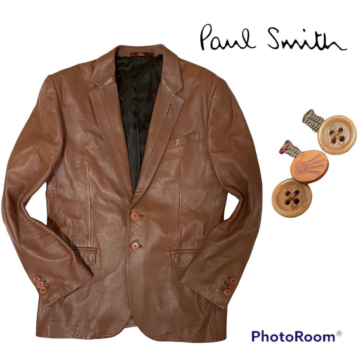 ポールスミス【超美品】PS Paul Smith 羊革 ラムレザー テーラード