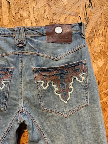 メンズ パンツ ANTIK DENIM アンティック デニム ジーンズ 加工 インディゴ FD764TC/ W32 全国一律送料520円_画像9