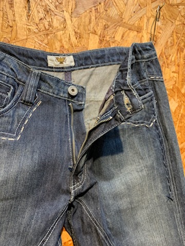 メンズ パンツ ANTIK DENIM アンティック デニム ジーンズ 加工 インディゴ FD789 / W32 全国一律送料520円_画像10