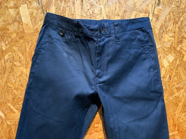  men's pants COMME CA ISM Comme Ca Ism navy navy blue thin slim small size FD796TC/ approximately W30 nationwide equal postage 520 jpy 