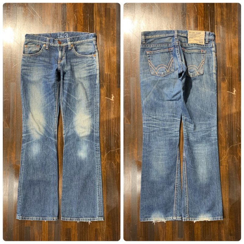  брюки EDWIN Edwin Denim джинсы обработка ботинки cut женский FD762TC/ примерно W32 единый по всей стране стоимость доставки 520 иен 