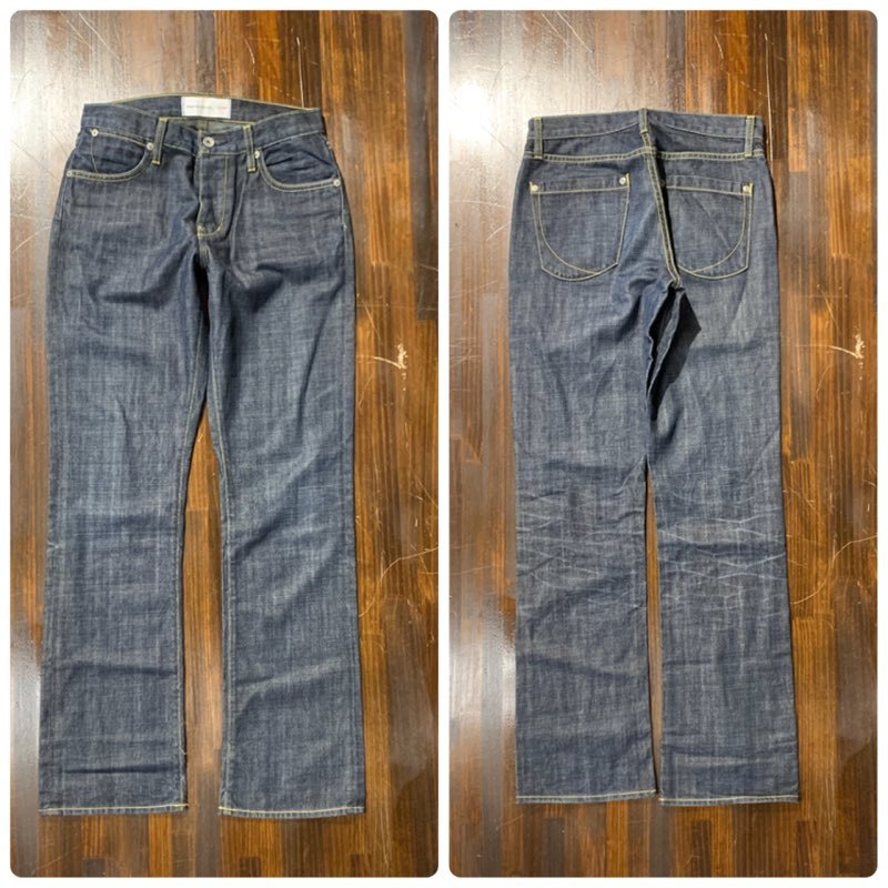  men's pants paperdenim&cloth Paper Denim and Cross processing Denim jeans small size FD787/ W29 nationwide equal postage 520 jpy 