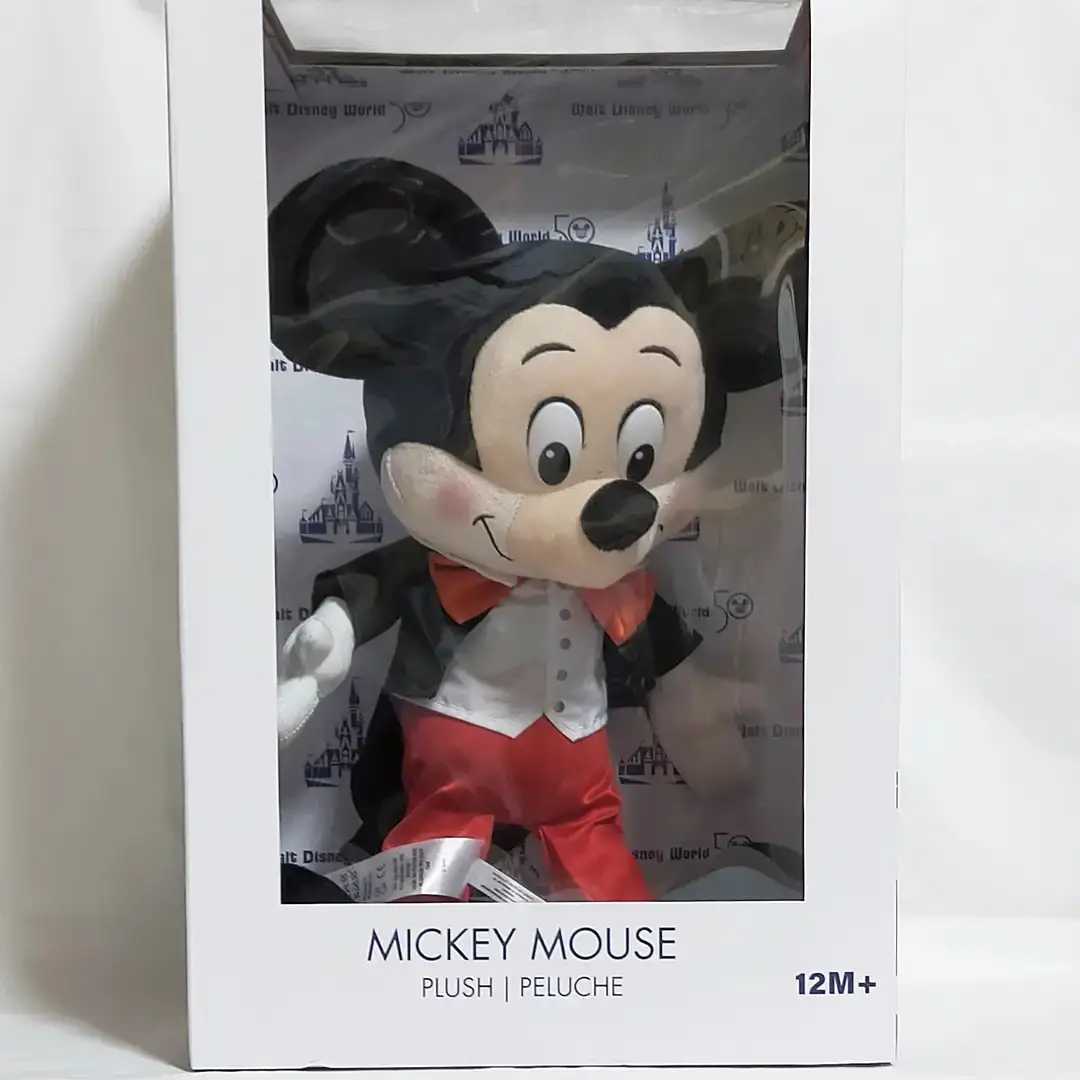 【新品】WDW 50周年 ディズニー ミッキーマウス ぬいぐるみ レトロ ヴィンテージ ビンテージ Disney Mickey 1971 タキシード