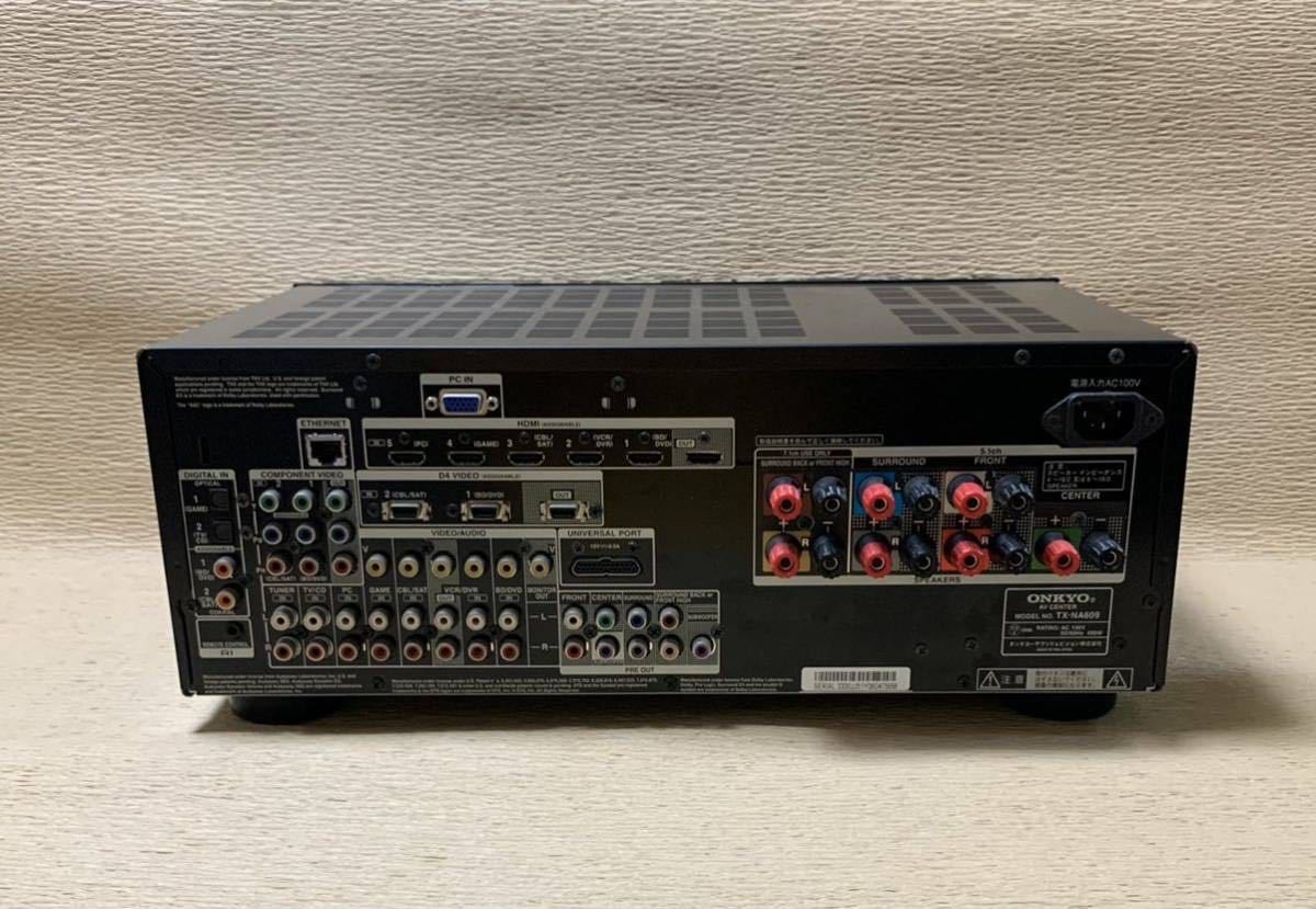 極美品】ONKYO オンキョー AVアンプ TX-NA609 ブラック 完動品 | tspea.org