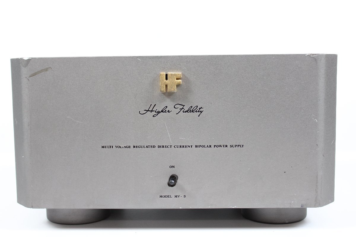 ○HIGHER FIDELITY PREAMPLIFIER SYSTEM MV-3 プリアンプ 【現状品】_画像5