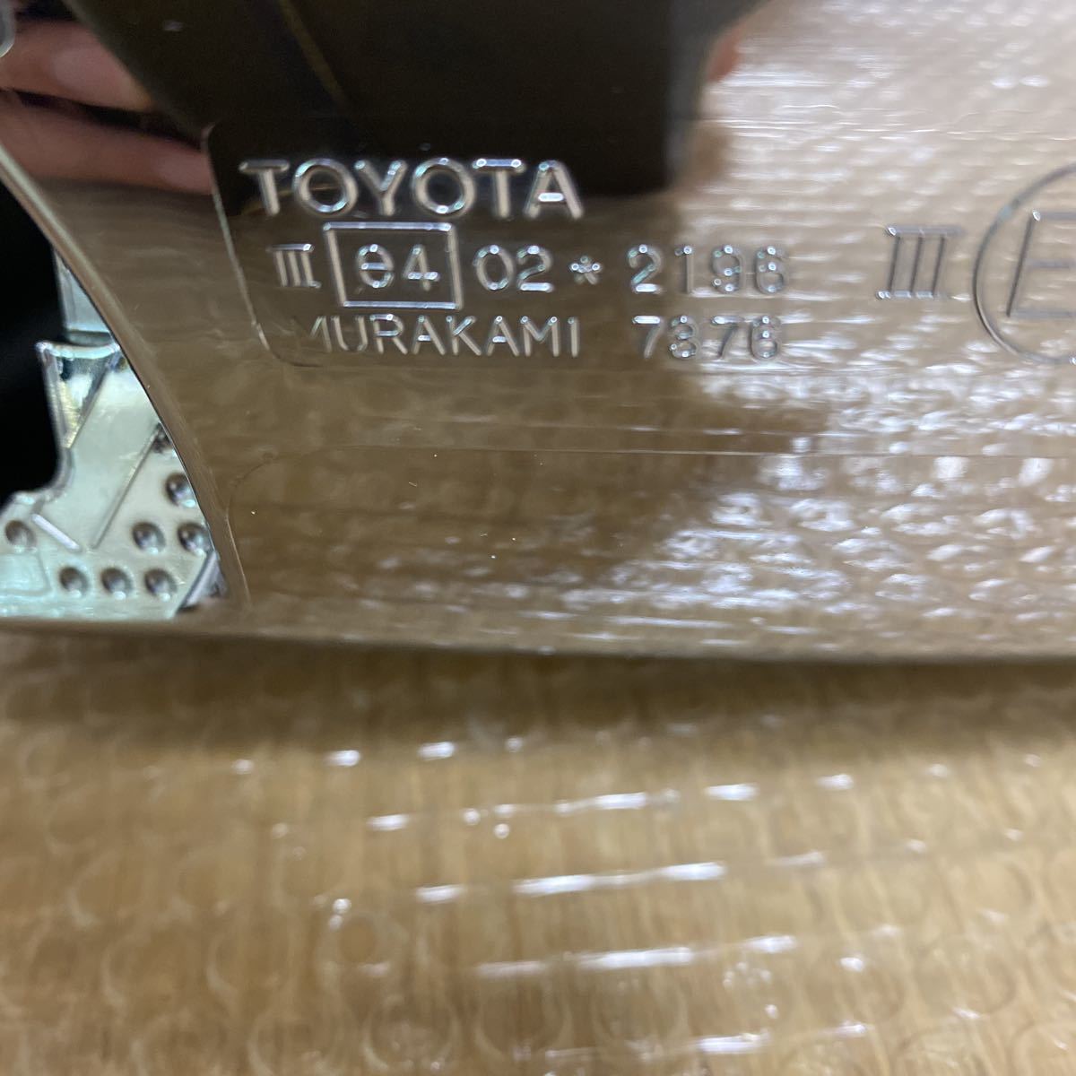 ★中古　美品　TOYOTA 純正　5型　ハイエース　ドアミラーカバー　アルパイン　サイドビューカメラ　パーフェクトフィット　付き★_画像9